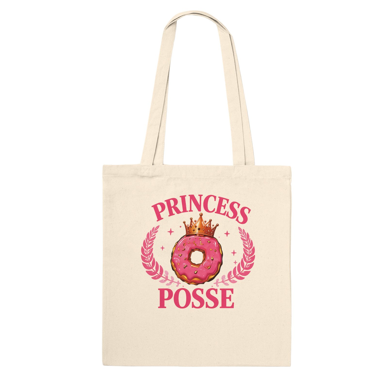 Princess Posse Tote Bag – Princess Donut Design