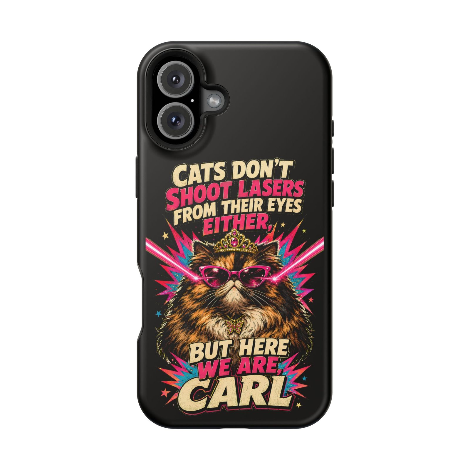 Funny Cat Phone Case – Cats Don’t Shoot Lasers, Dungeon Crawler Carl Fan Gift, Fantasy Bookish Accessory - Image 20