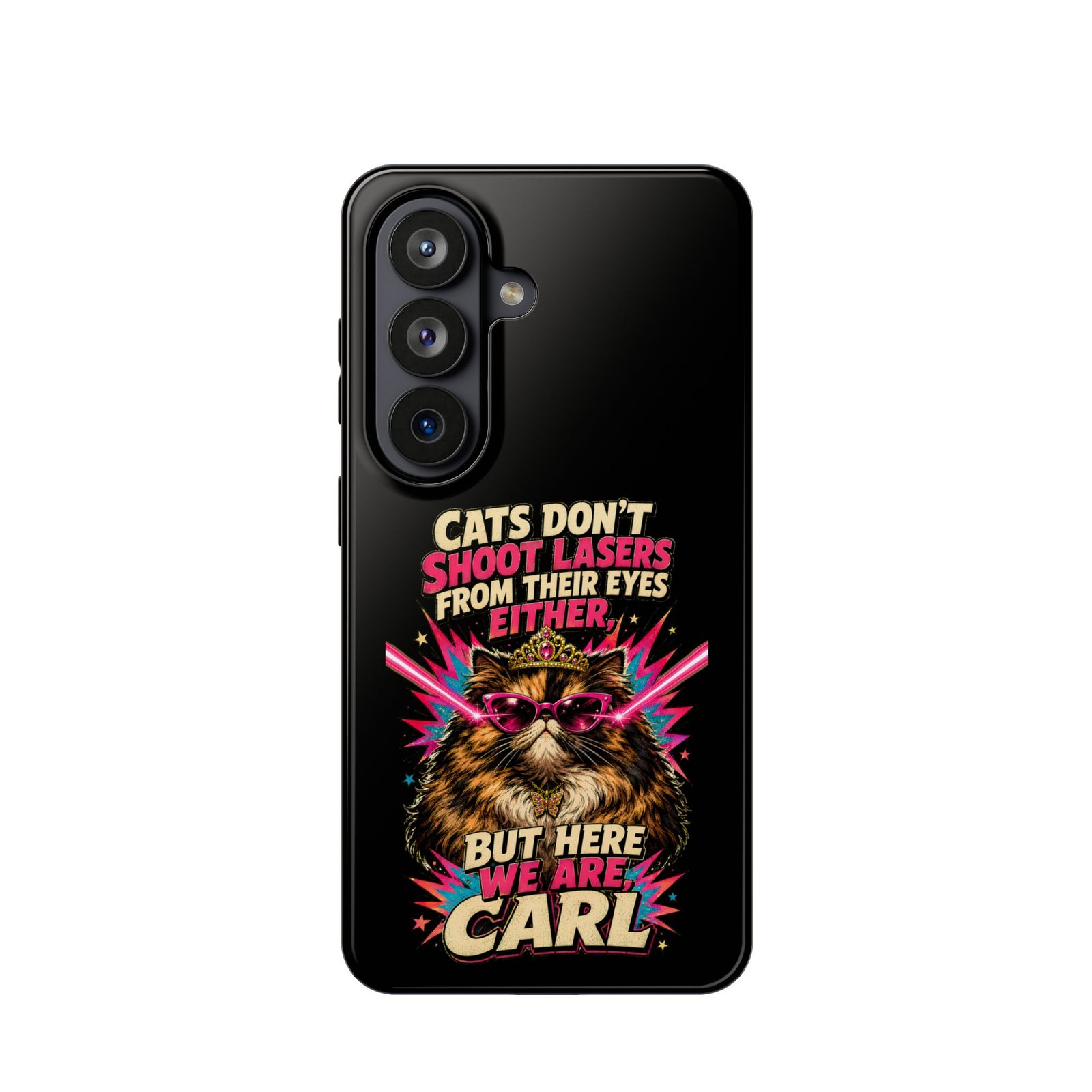 Funny Cat Phone Case – Cats Don’t Shoot Lasers, Dungeon Crawler Carl Fan Gift, Fantasy Bookish Accessory - Image 35