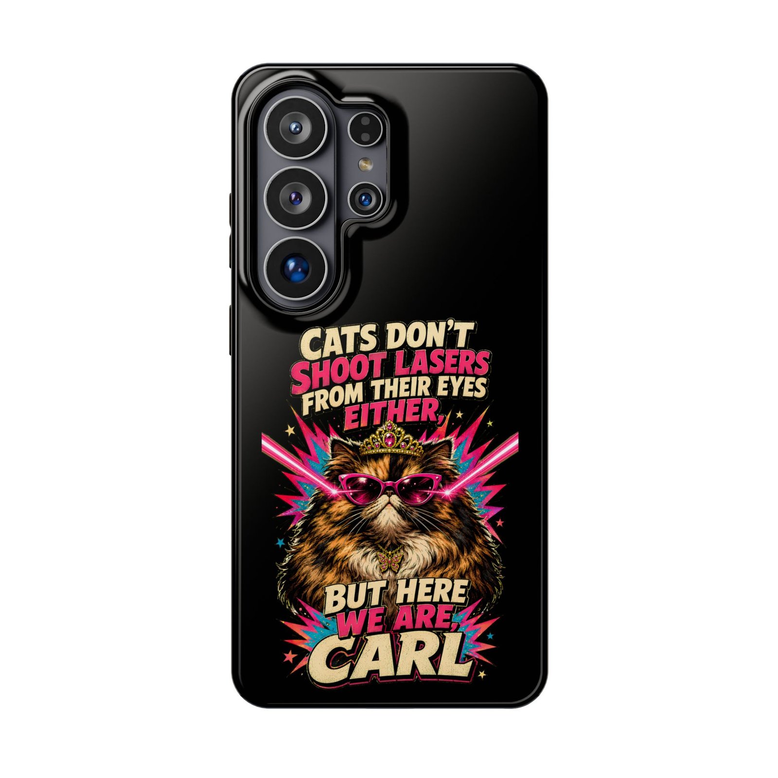 Funny Cat Phone Case – Cats Don’t Shoot Lasers, Dungeon Crawler Carl Fan Gift, Fantasy Bookish Accessory - Image 37