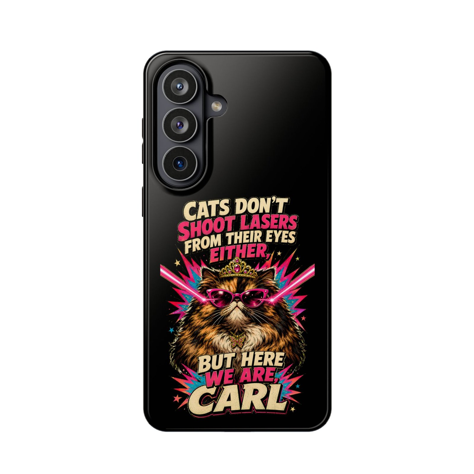 Funny Cat Phone Case – Cats Don’t Shoot Lasers, Dungeon Crawler Carl Fan Gift, Fantasy Bookish Accessory - Image 36
