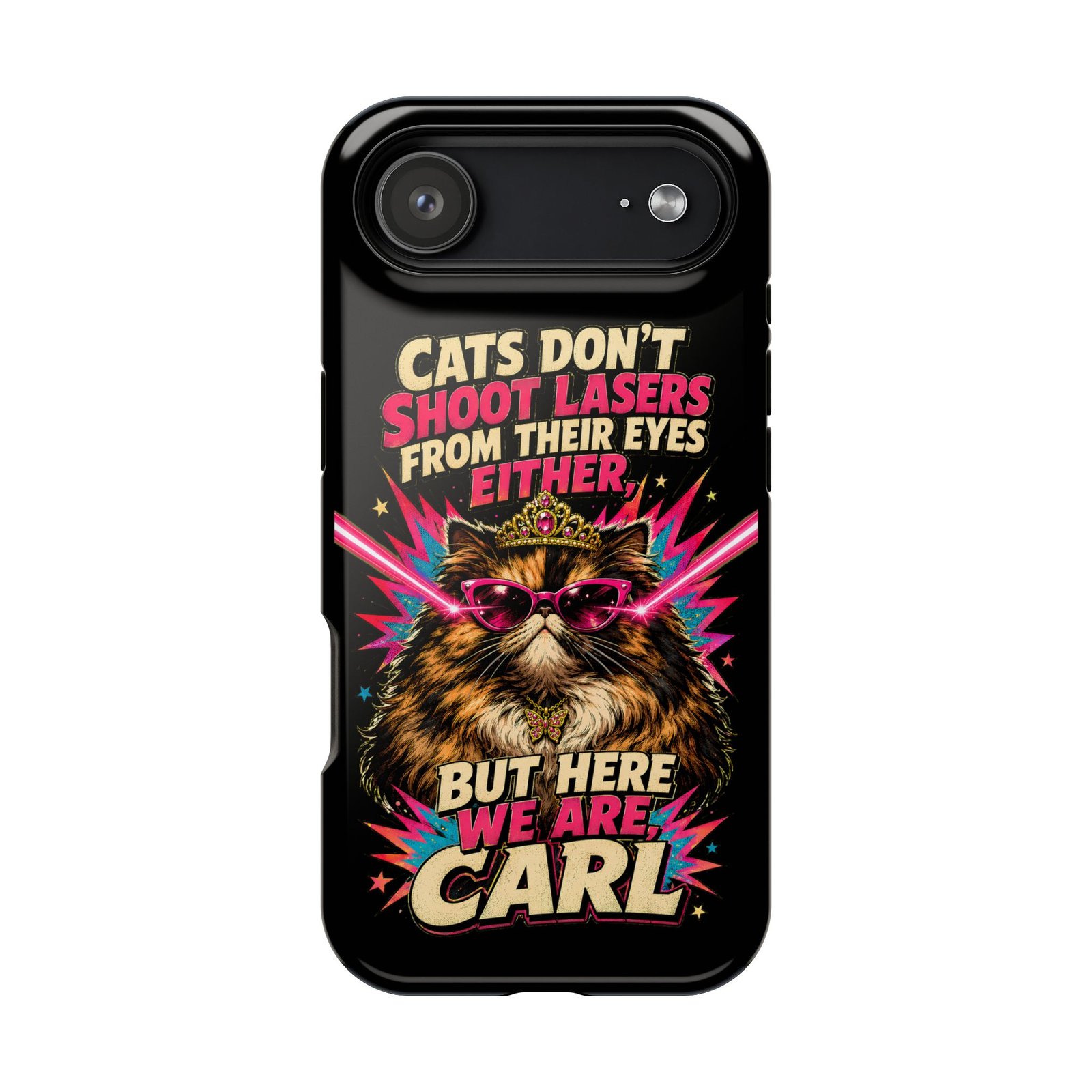 Funny Cat Phone Case – Cats Don’t Shoot Lasers, Dungeon Crawler Carl Fan Gift, Fantasy Bookish Accessory - Image 29