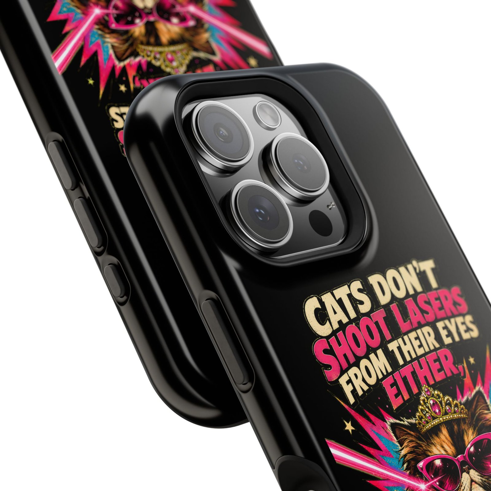 Funny Cat Phone Case – Cats Don’t Shoot Lasers, Dungeon Crawler Carl Fan Gift, Fantasy Bookish Accessory - Image 23