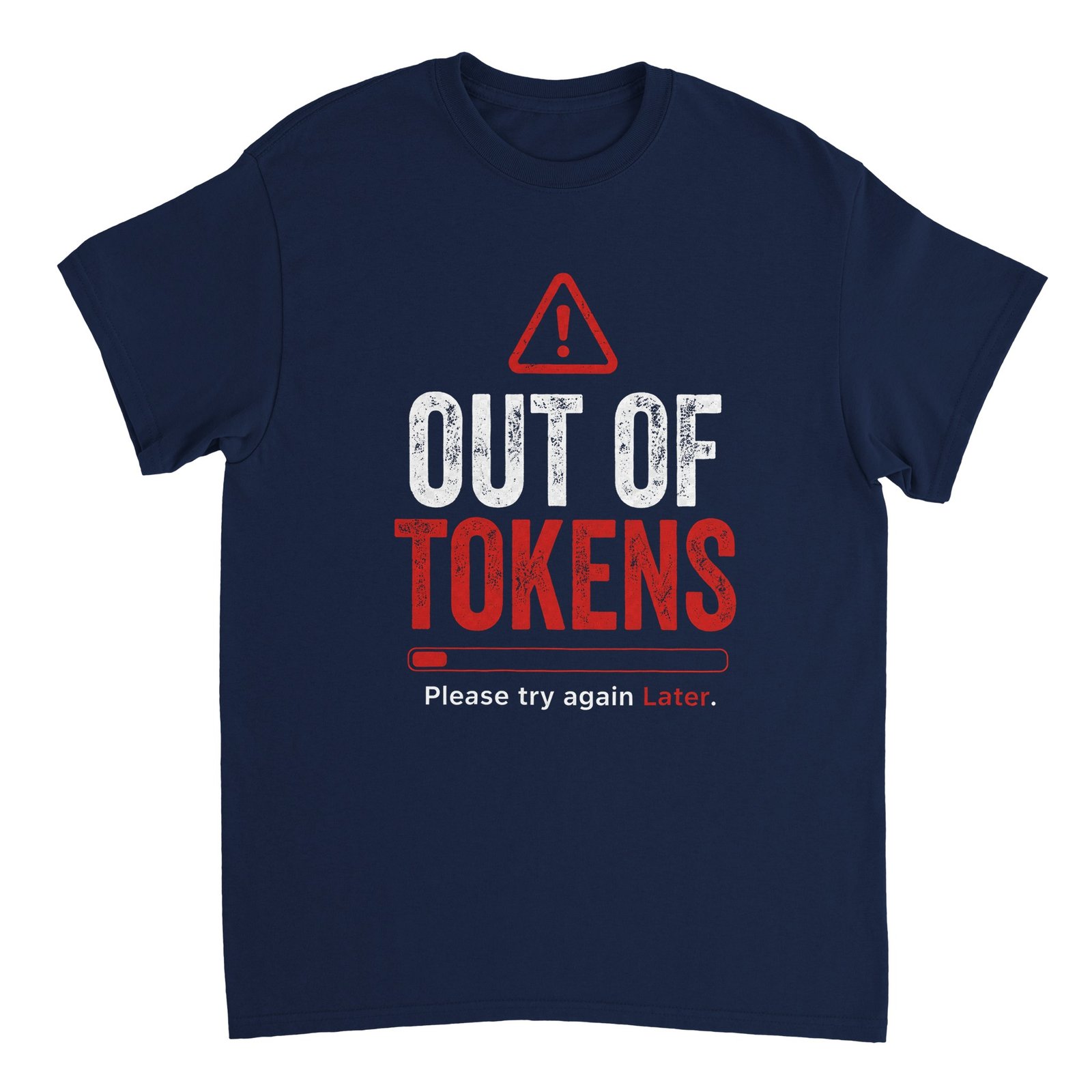Out Of Tokens T-shirt Forest Navy
