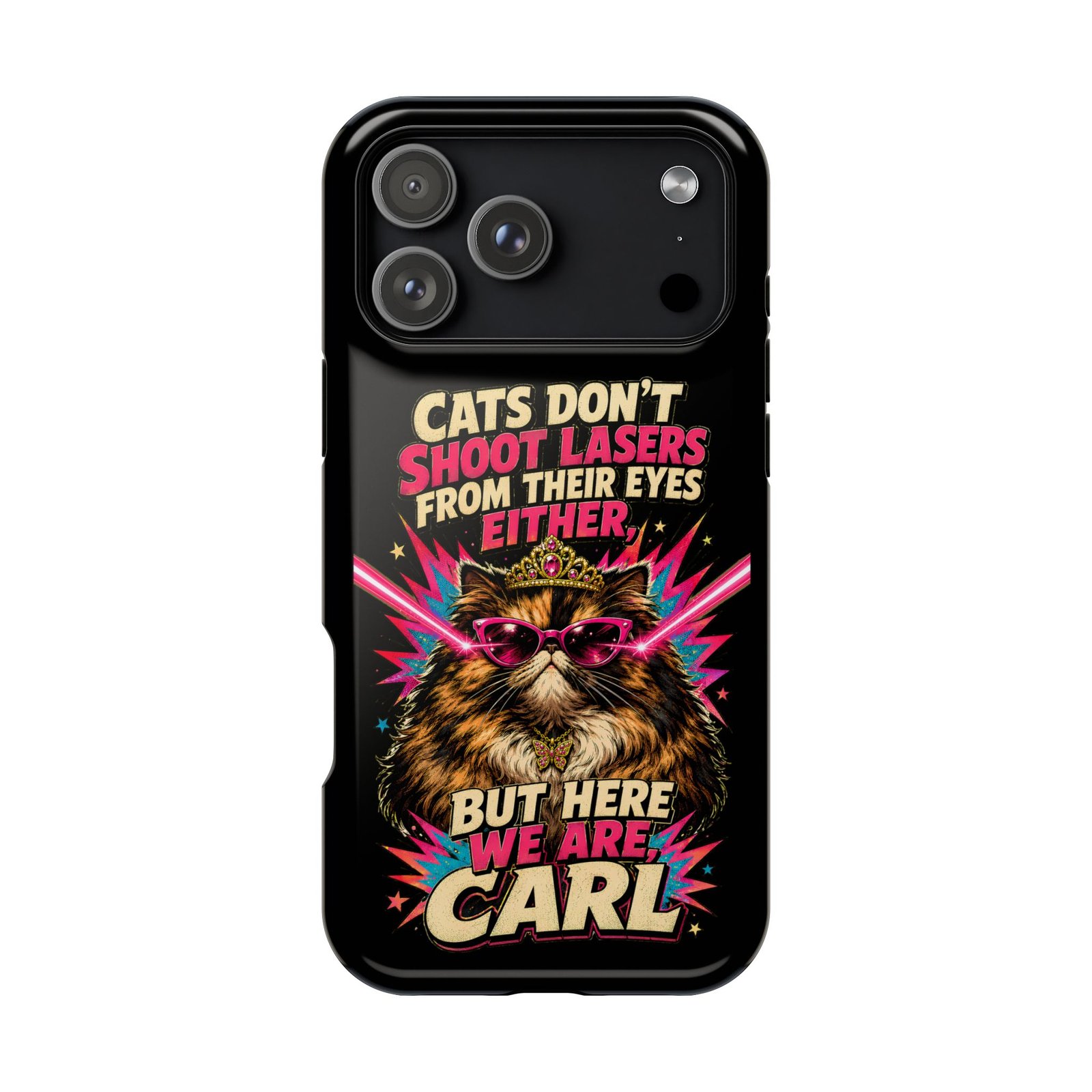 Funny Cat Phone Case – Cats Don’t Shoot Lasers, Dungeon Crawler Carl Fan Gift, Fantasy Bookish Accessory - Image 33