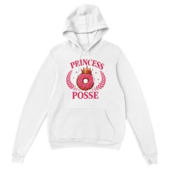 Princess Posse Hoodie – Princess Donut Design White