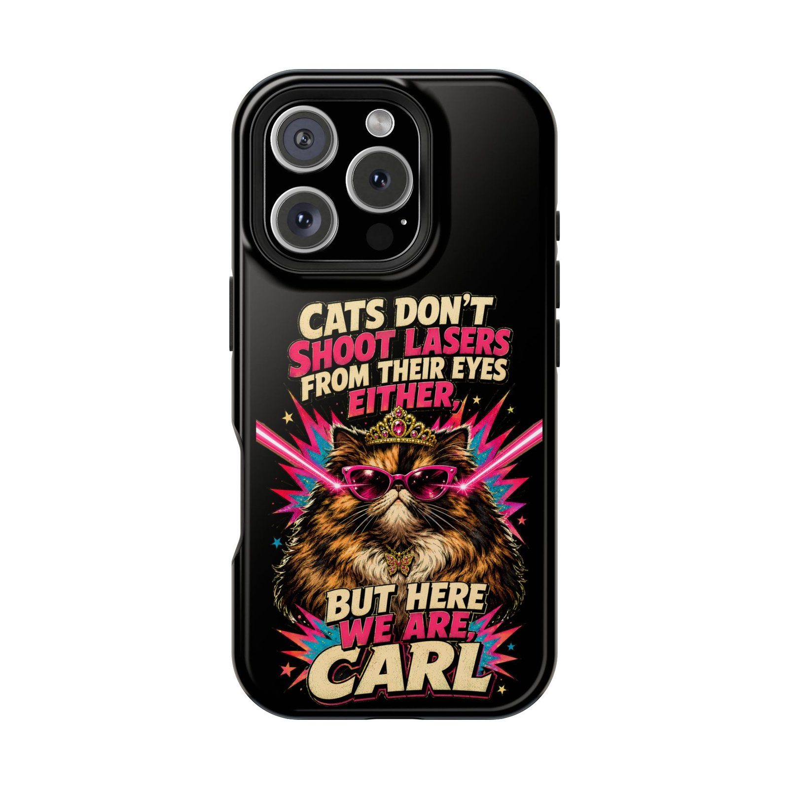 Funny Cat Phone Case – Cats Don’t Shoot Lasers, Dungeon Crawler Carl Fan Gift, Fantasy Bookish Accessory - Image 21