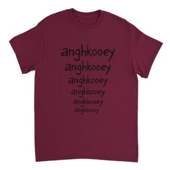 Anghkooey T-shirt Maroon