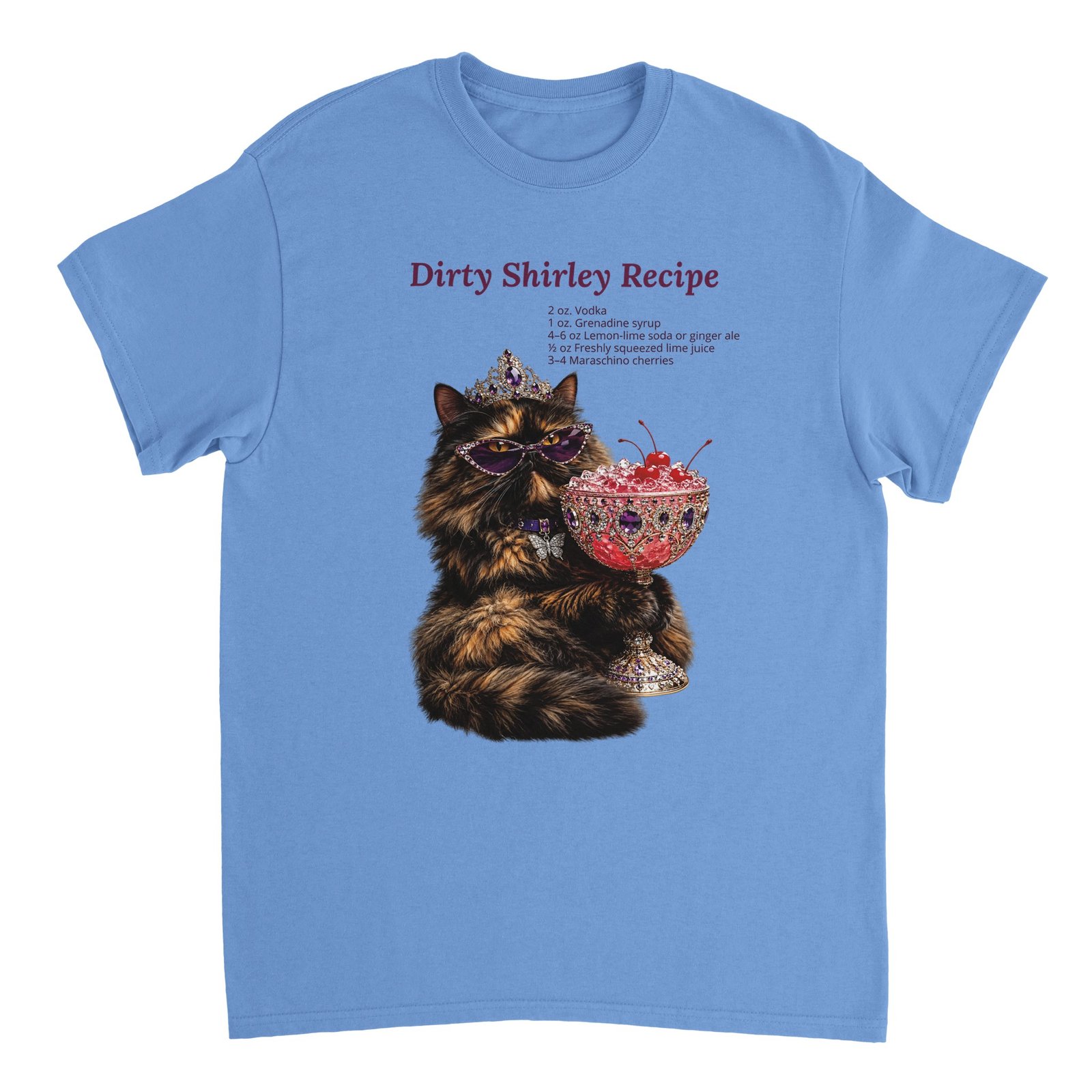 Princess Donut & Dirty Shirley T-shirt Carolina Blue