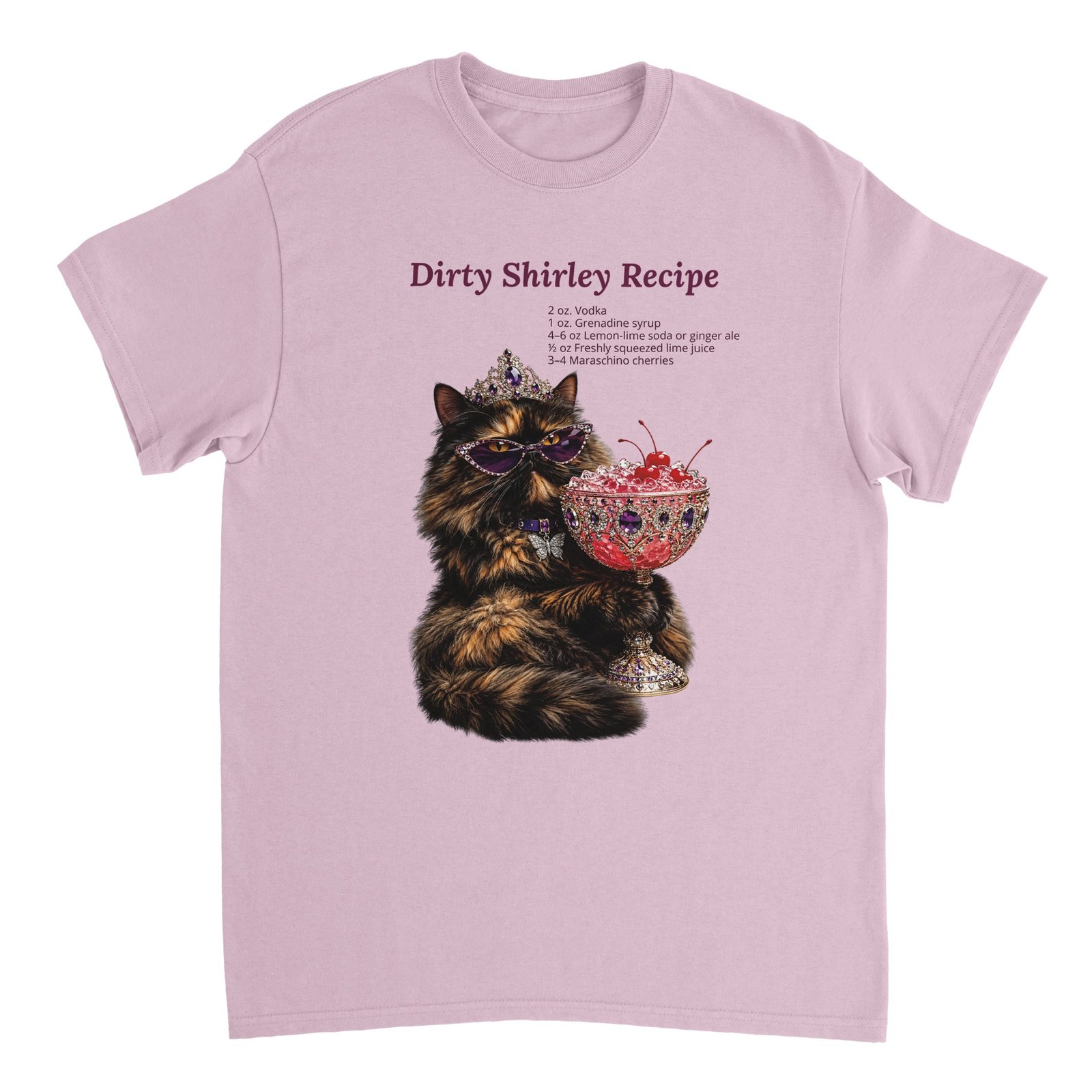 Princess Donut & Dirty Shirley T-shirt Light Pink