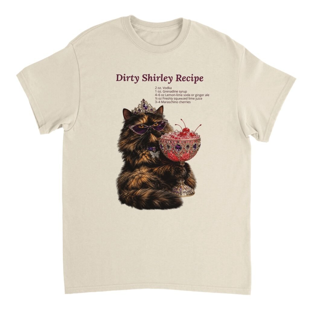 Princess Donut & Dirty Shirley T-shirt Natural