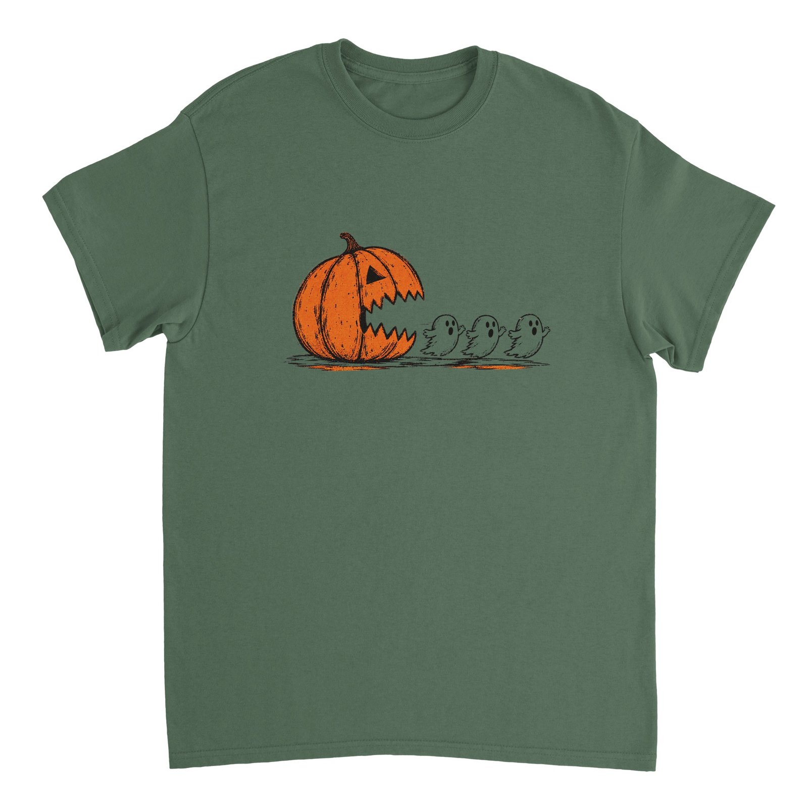 Pumpkin Chasing Ghosts Halloween T-Shirt – Retro Gamer Spooky Tee 3 06ba272d-68a2-42a9-bf5d-04983bcc9c0d