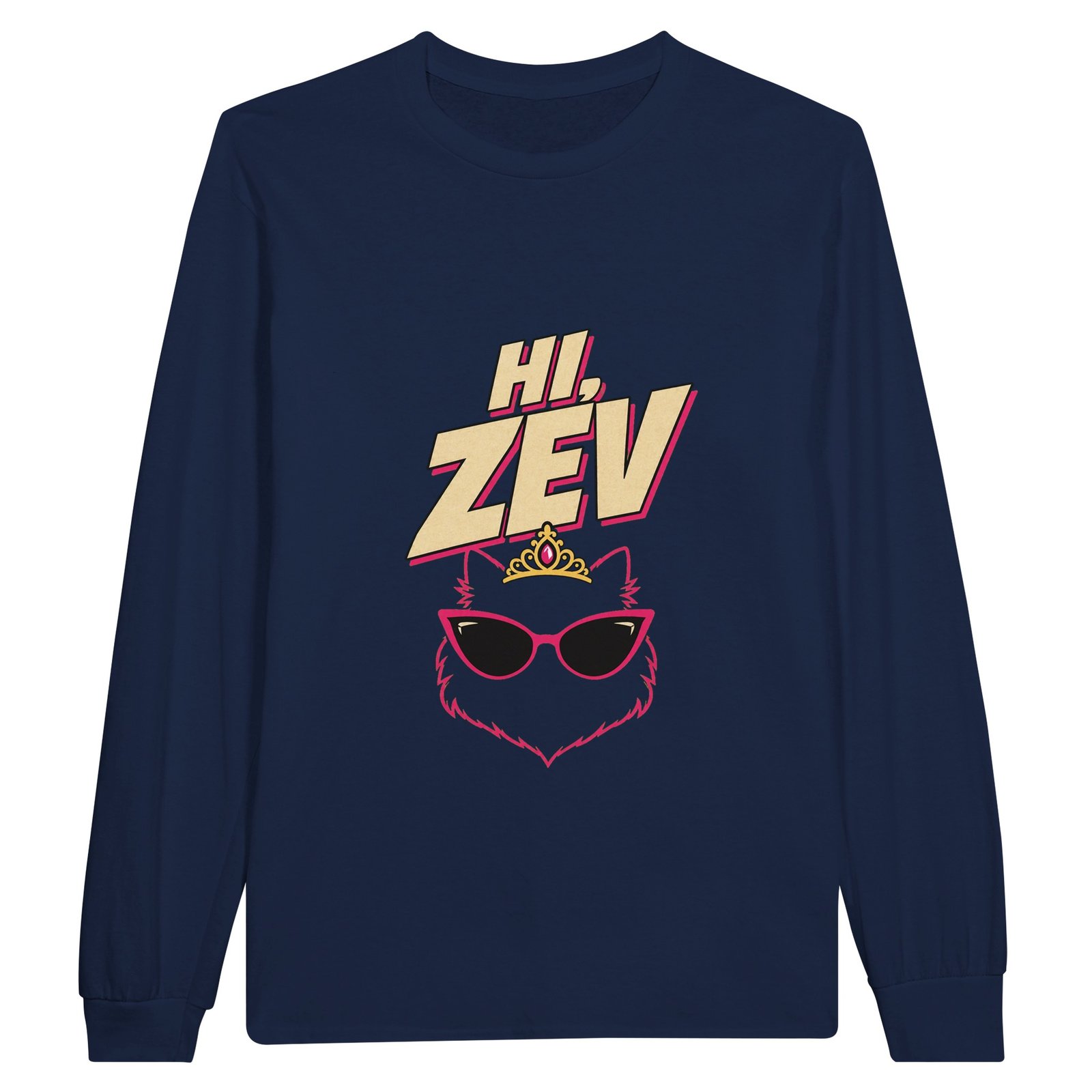 Hi Zev Longsleeve – Dungeon Crawler Carl Retro Fan Tee 2 09e420ee-525a-42d3-aeec-39ddb7981d0a