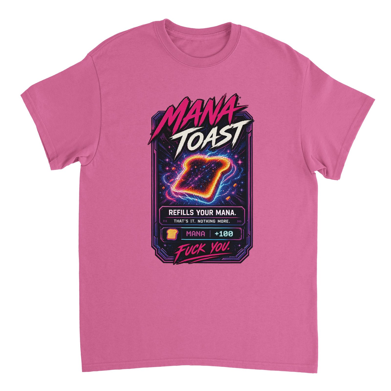 dungeon crawler carl mana toast t-shirt retro item card