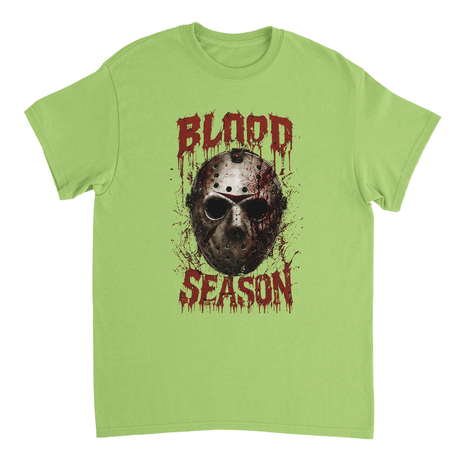 Blood Season Halloween T-Shirt – Bloody Slasher Mask Horror Graphic Tee 6 0b460ca8-5526-4033-93da-047c54057d67
