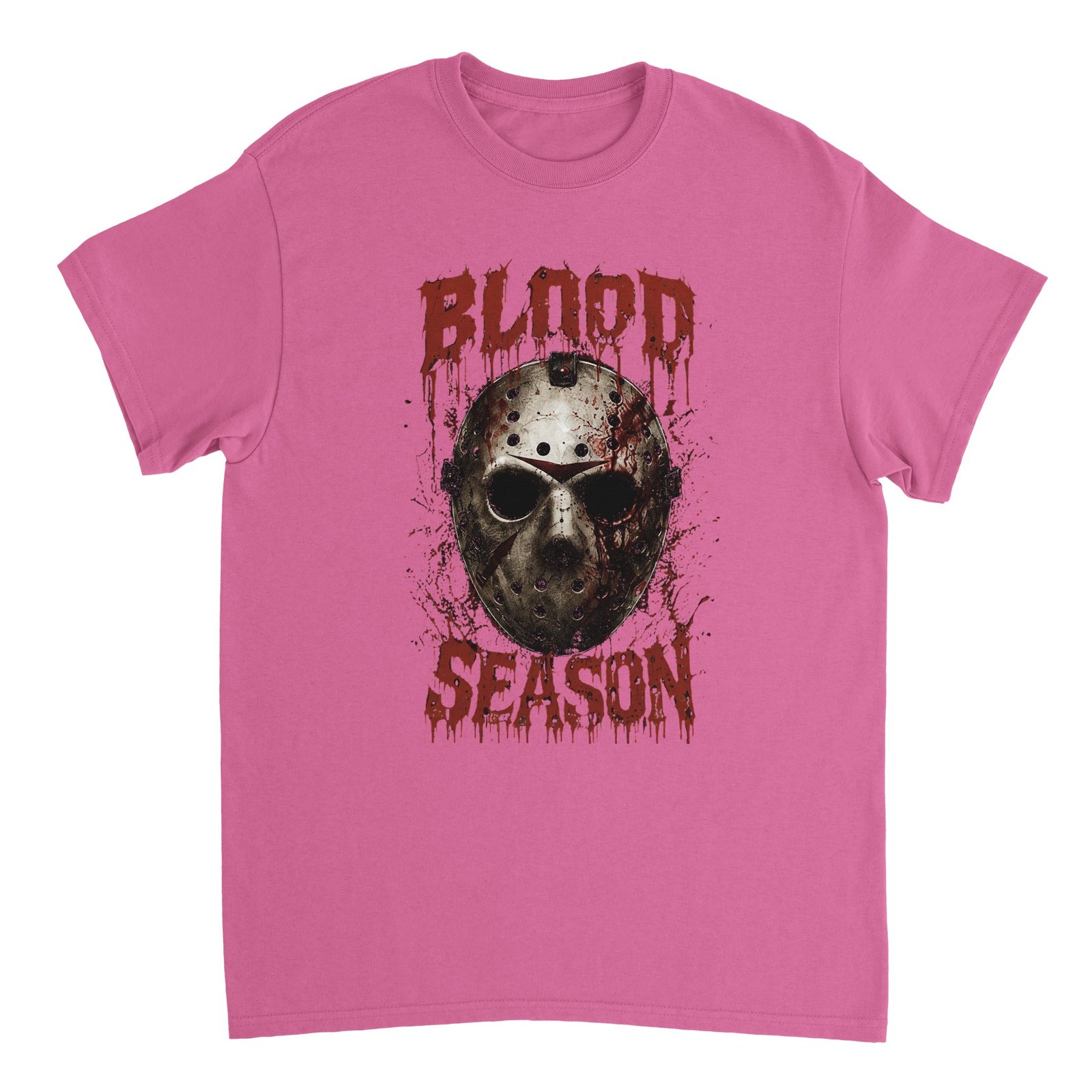 Blood Season Halloween T-Shirt – Bloody Slasher Mask Horror Graphic Tee 2 0c7cbf68-a882-446f-9956-d47864671c77