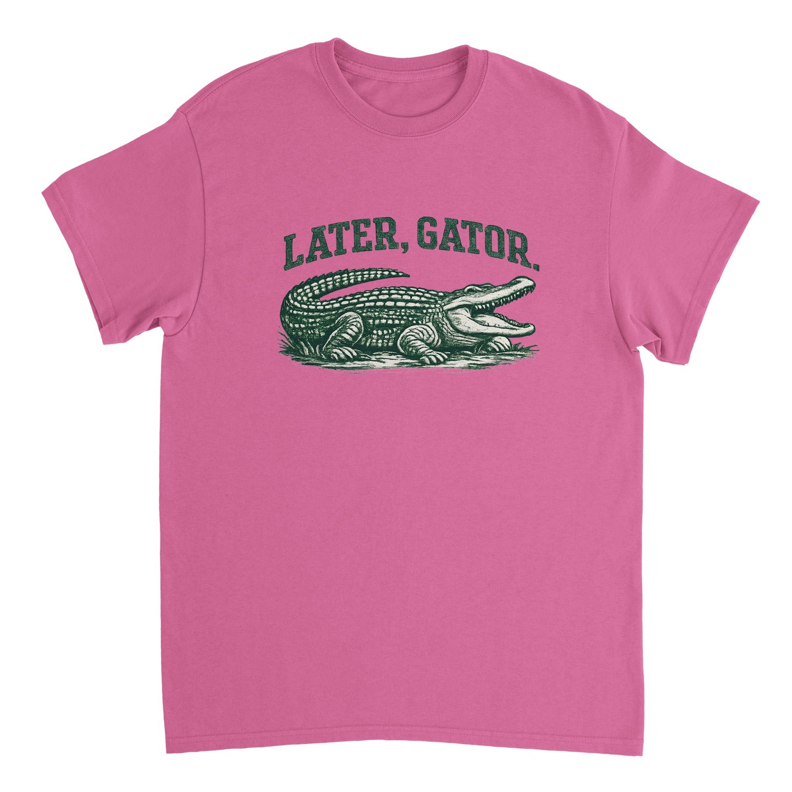 Later, Gator T-Shirt – Funny Vintage Alligator Graphic Tee 3 10485a55-f0a7-487e-aea0-a1802f4cd980