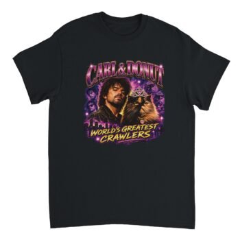 vintage bootleg tour t-shirt worlds greatest crawlers design black