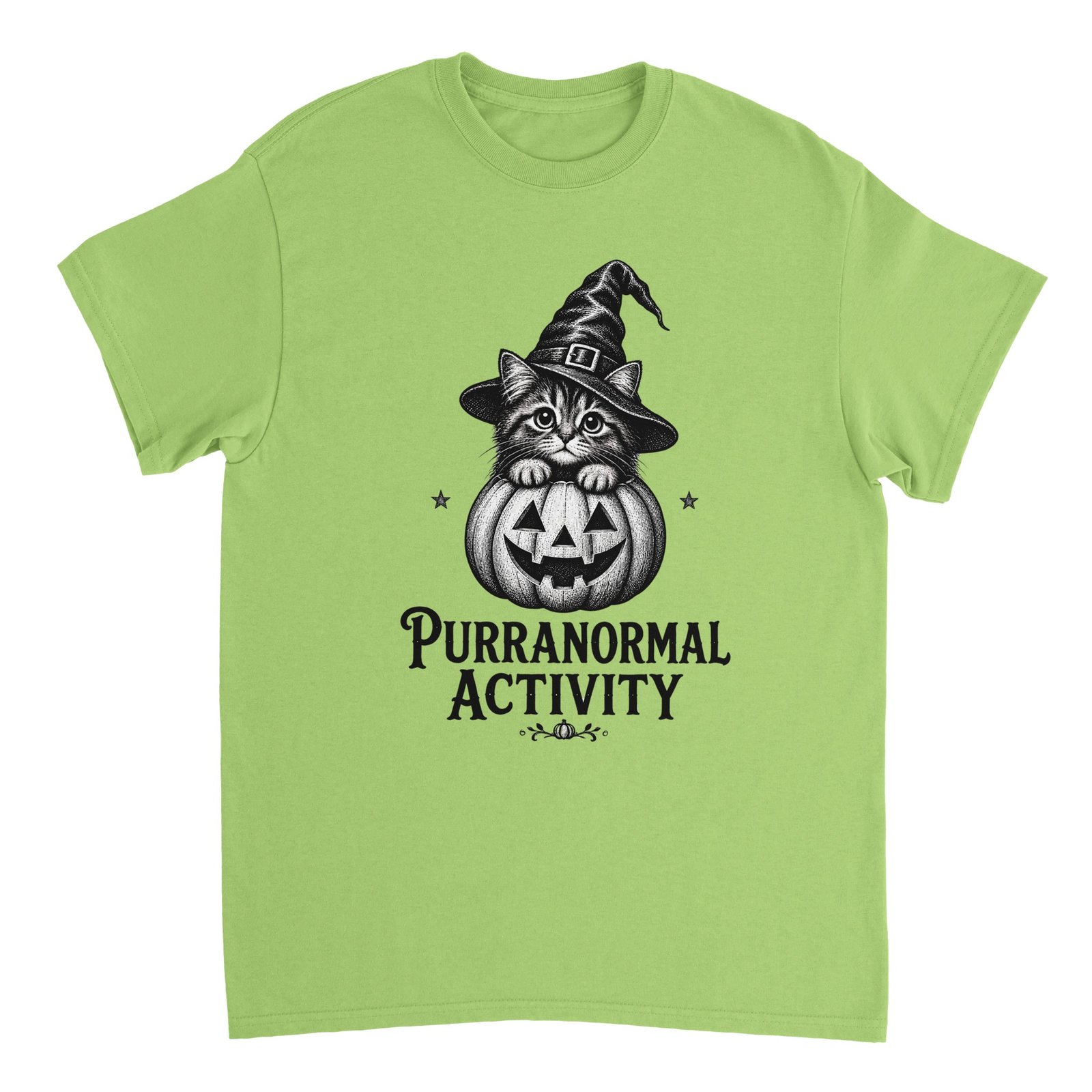 Purranormal Activity T-Shirt – Witch Cat Halloween Graphic Tee 3 11b34212-36f4-454c-842b-1076d205686c