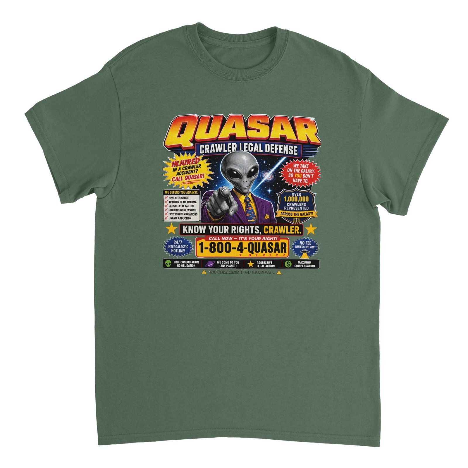Quasar Crawler Legal Defense T-Shirt – Funny Alien Lawyer DCC Tee 5 13402b4e-fac2-4044-8d51-b02642cd5fc8