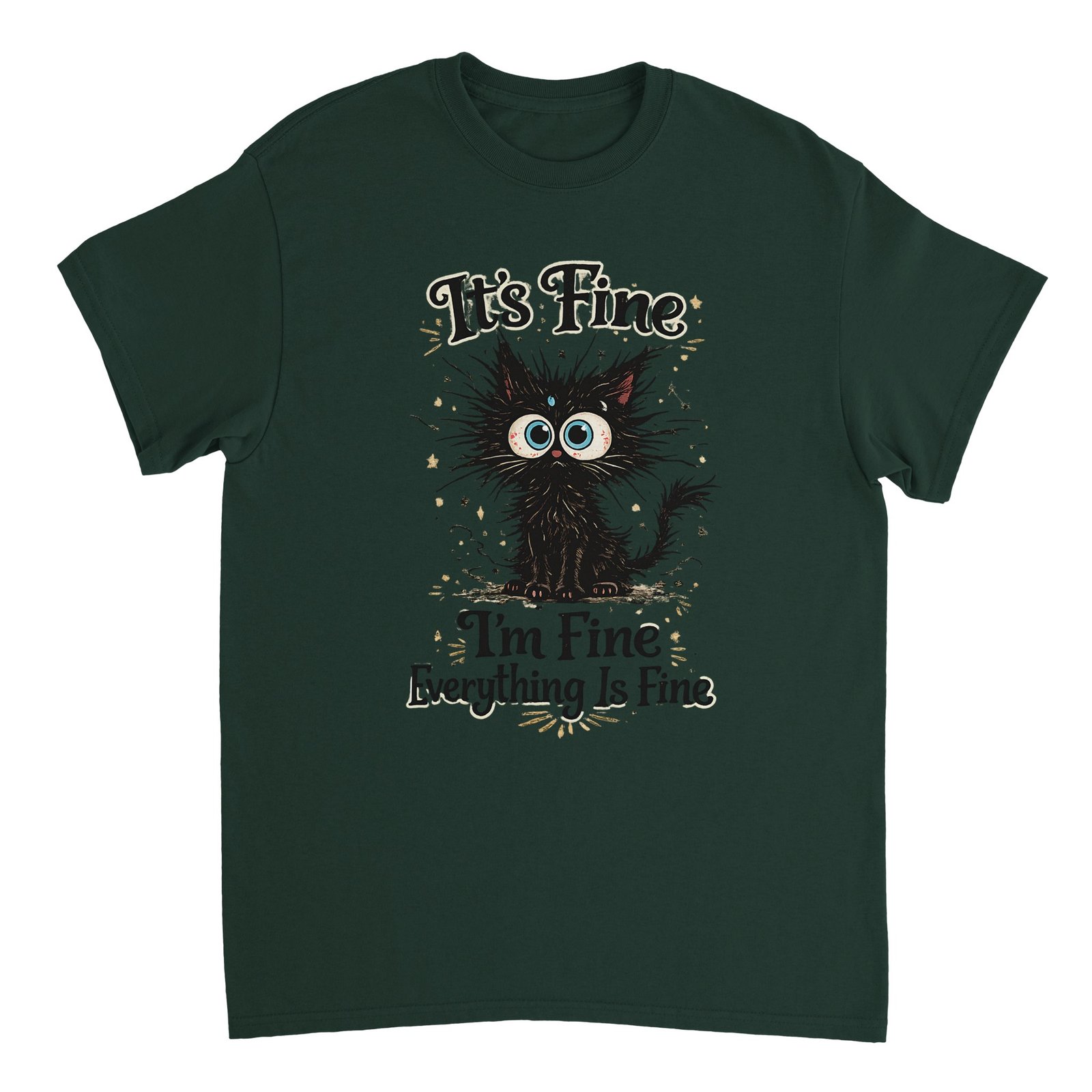 It’s Fine I’m Fine Everything Is Fine T-Shirt – Funny Anxious Black Cat Graphic Tee 12 1c02053e-47d9-4521-87db-563f6dfc91ce