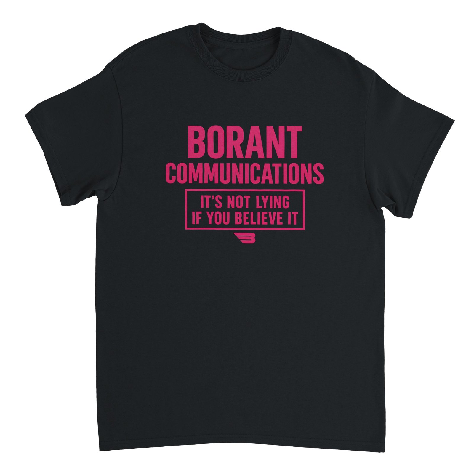 Corporate Communications T-Shirt – Funny Parody Slogan Tee 10 funny corporate slogan t-shirt parody logo design Black