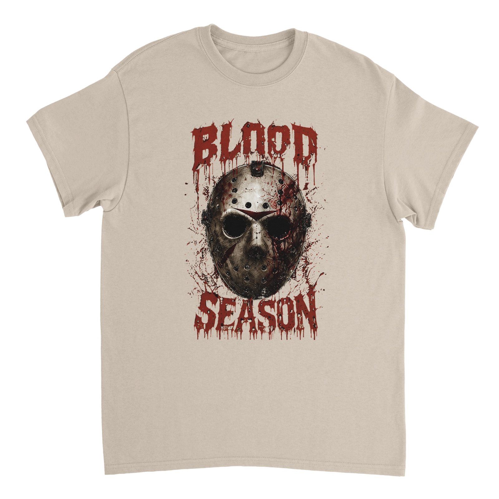 Blood Season Halloween T-Shirt – Bloody Slasher Mask Horror Graphic Tee 9 1e4936be-5633-42b8-9922-4fd733002f3f