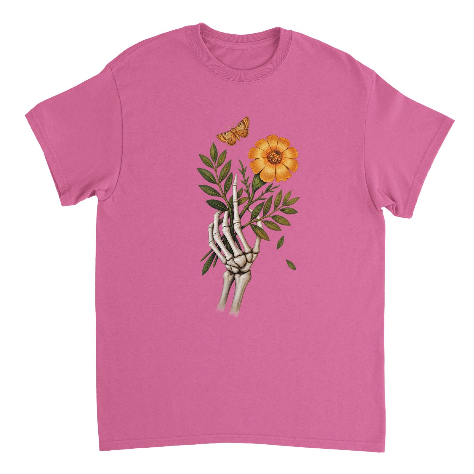 Skeleton Hand Flower T-Shirt – Gothic Floral Halloween Tee 8 27d1d4da-f377-433d-8a62-c1f3e1b0816b