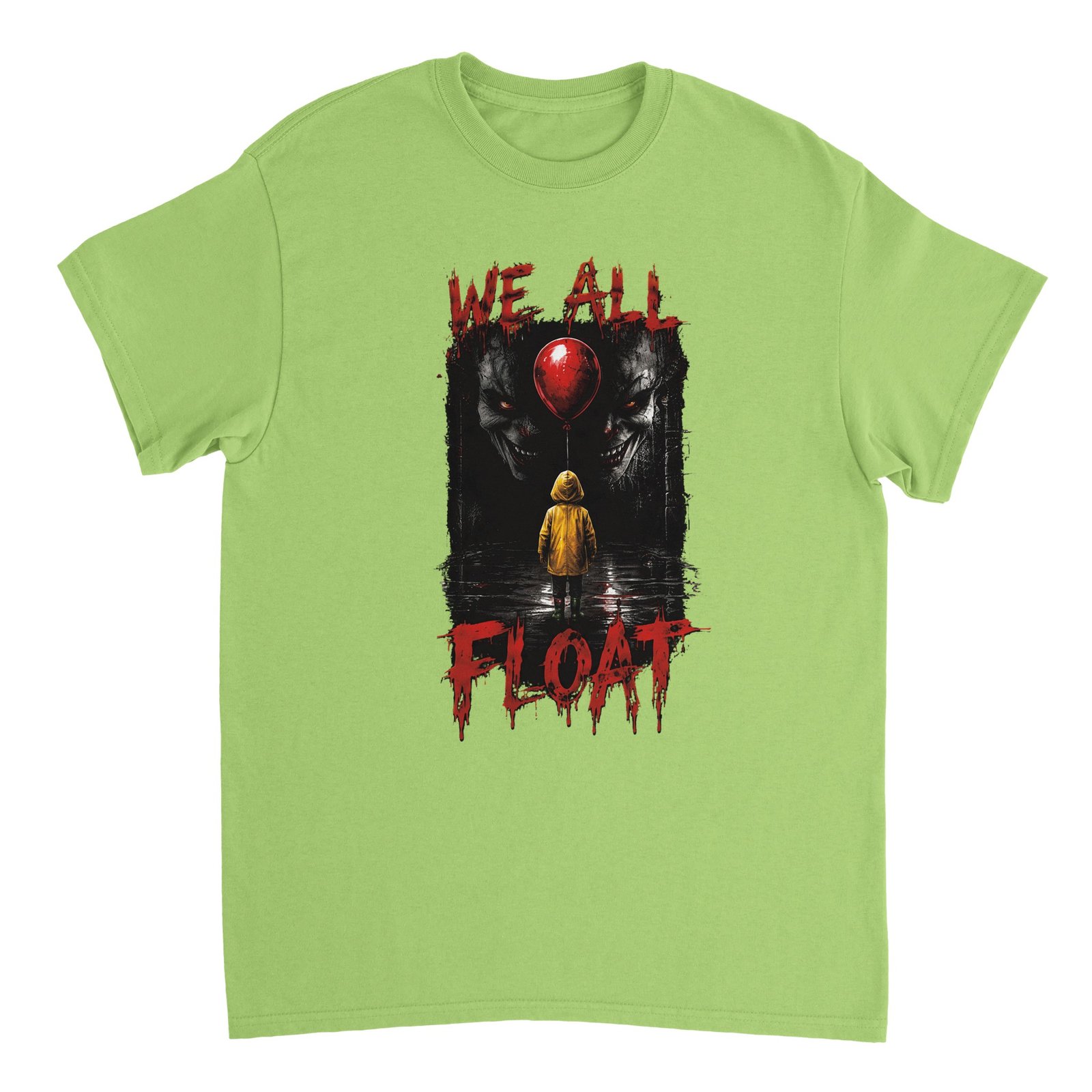 We All Float Halloween T-Shirt – Creepy Clown Horror Graphic Tee 8 315b4b6c-6189-4e50-a46e-7036dde5191c