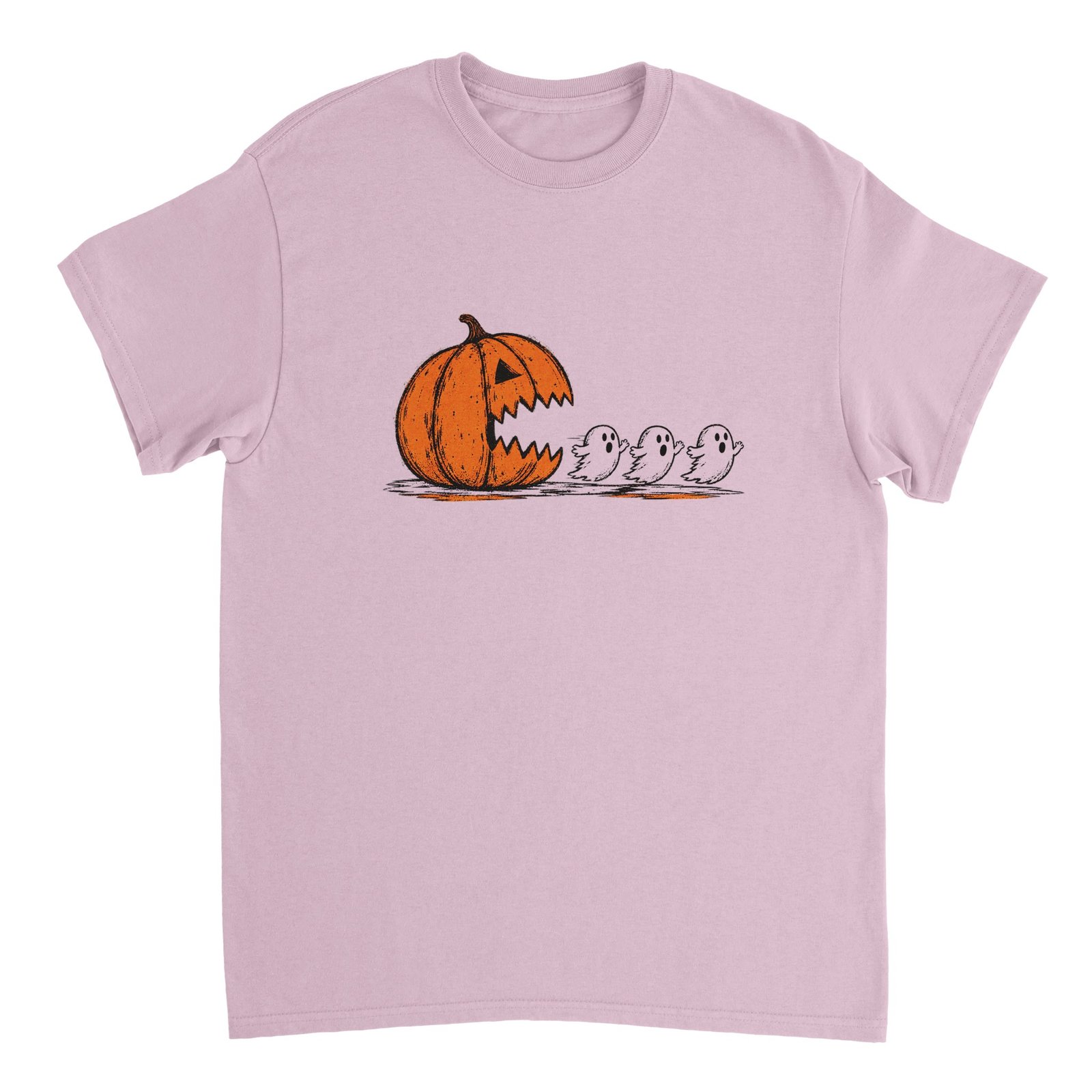 Pumpkin Chasing Ghosts Halloween T-Shirt – Retro Gamer Spooky Tee 7 34eb3f10-31a6-410c-b70a-84dd9aa84981