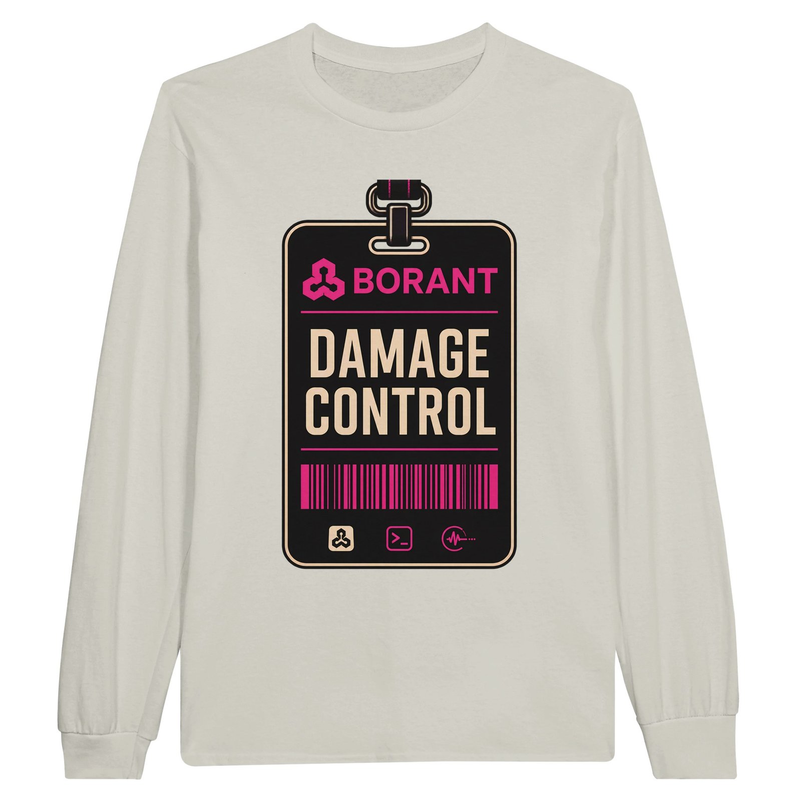 Damage Control Longsleeve – Dungeon Crawler Carl Badge Tee 7 3673929f-4e71-4340-abe6-e45e016ff086