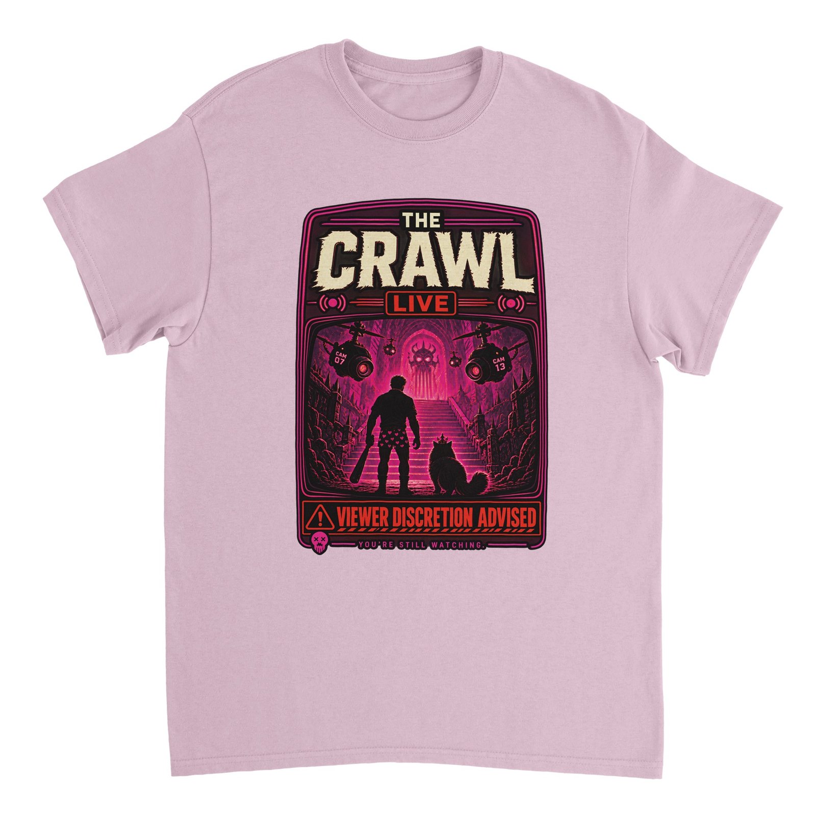 The Crawl Live T-Shirt – Dungeon Crawler Carl Poster Fan Tee 11 389e1b4c-42ca-4a4e-bbc6-3fa46ac31ae3