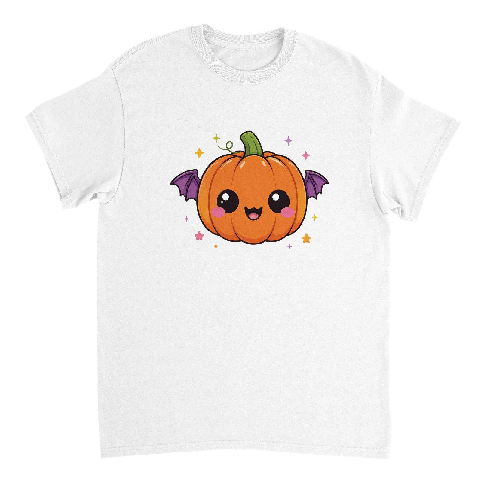 Bat Pumpkin T-Shirt – Cute Halloween Flying Pumpkin Graphic Tee 10 3ce73725-0e0b-4de0-922c-fc2ead181b7a