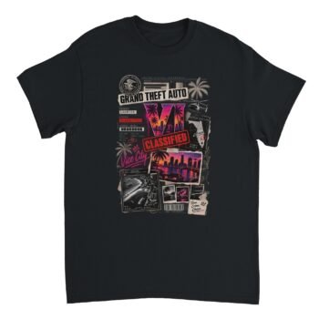 gta 6 leonida t-shirt classified government file black
