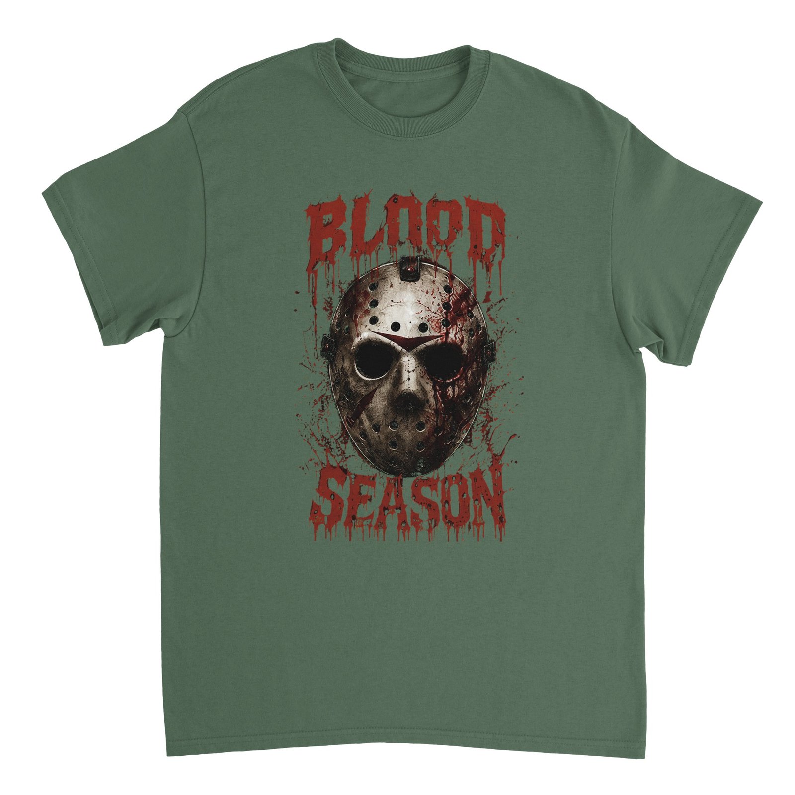 Blood Season Halloween T-Shirt – Bloody Slasher Mask Horror Graphic Tee 7 447d46a4-d889-4e14-81a5-e00c4361c52a