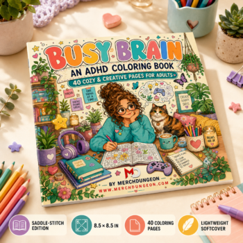 adhd coloring book