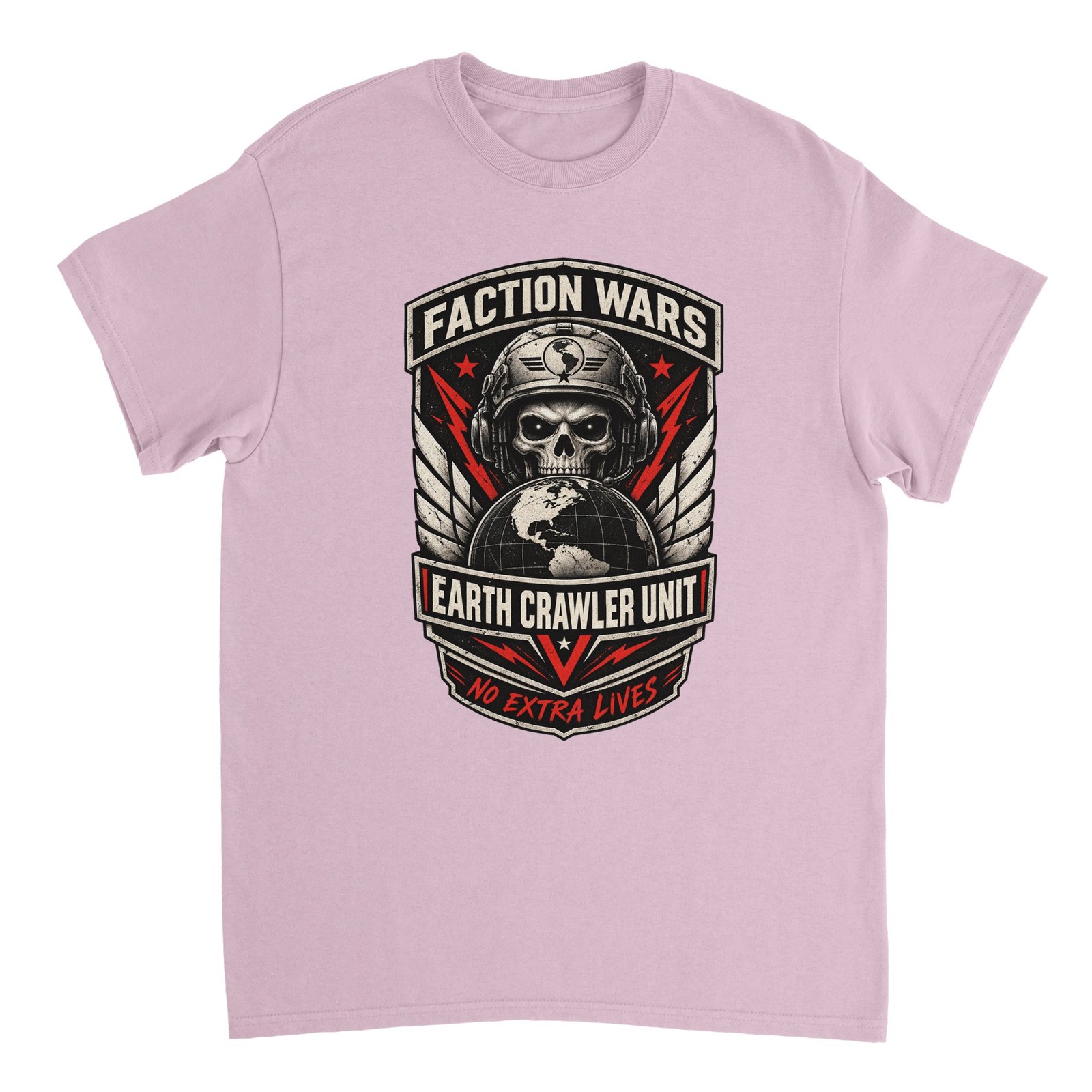 Faction Wars T-Shirt – Earth Crawler Unit Military Skull Tee 2 5c3ed012-fbee-48d7-9938-ff2f918ddd02
