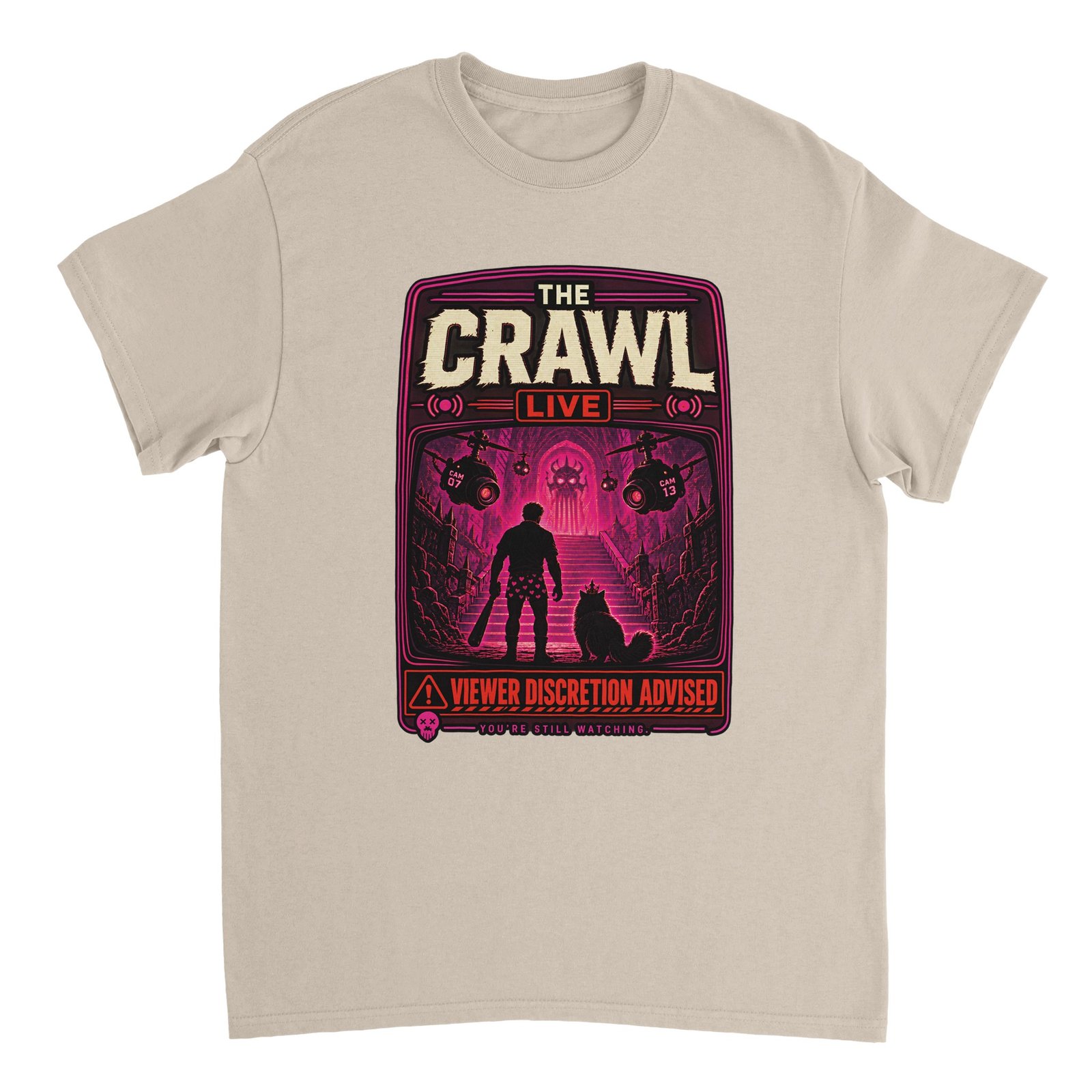 The Crawl Live T-Shirt – Dungeon Crawler Carl Poster Fan Tee 12 5e326729-69db-4c36-85d5-c9bda9b426f2