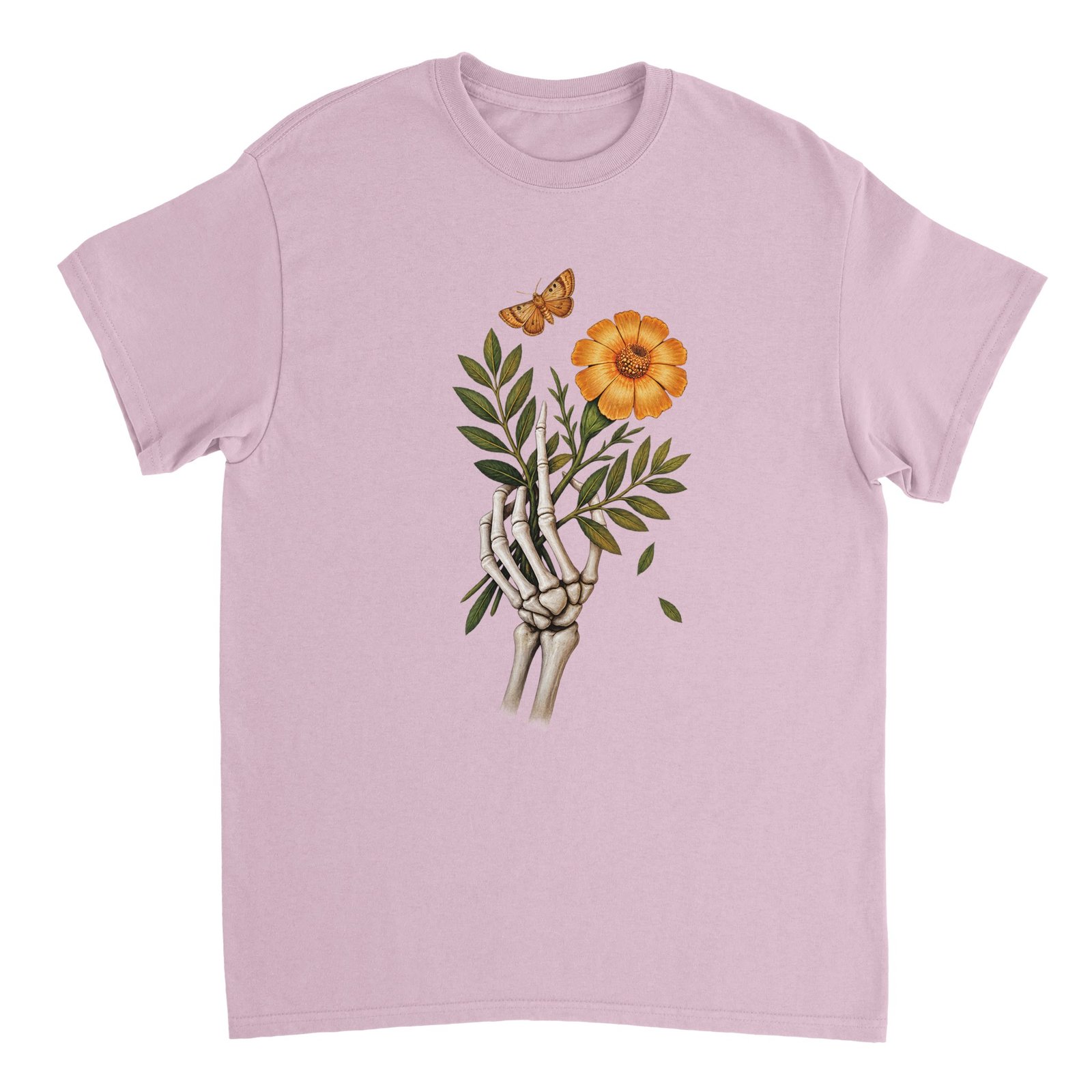 Skeleton Hand Flower T-Shirt – Gothic Floral Halloween Tee 2 667740c0-3e09-4421-8773-694ea6ef3d6f