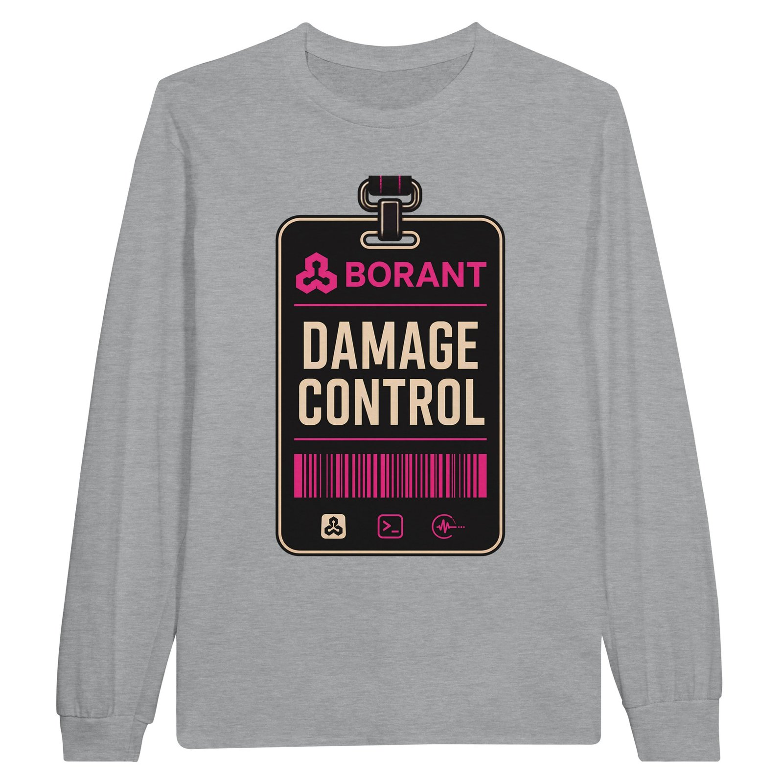 Damage Control Longsleeve – Dungeon Crawler Carl Badge Tee 8 667c31f7-3ec1-4473-b128-b708b658d6cf