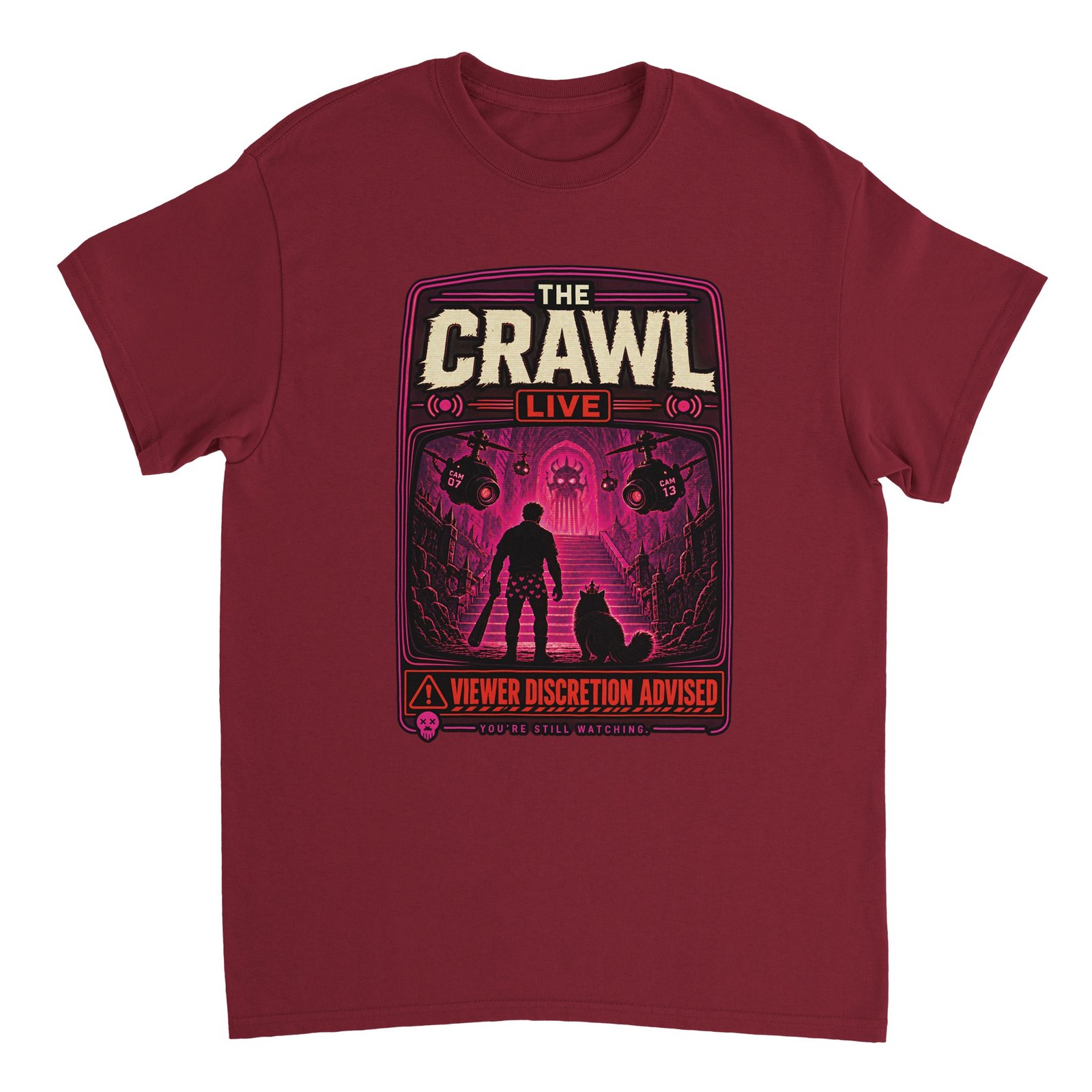 The Crawl Live T-Shirt – Dungeon Crawler Carl Poster Fan Tee 2 69abaae1-810d-454c-8f38-3041778f1080