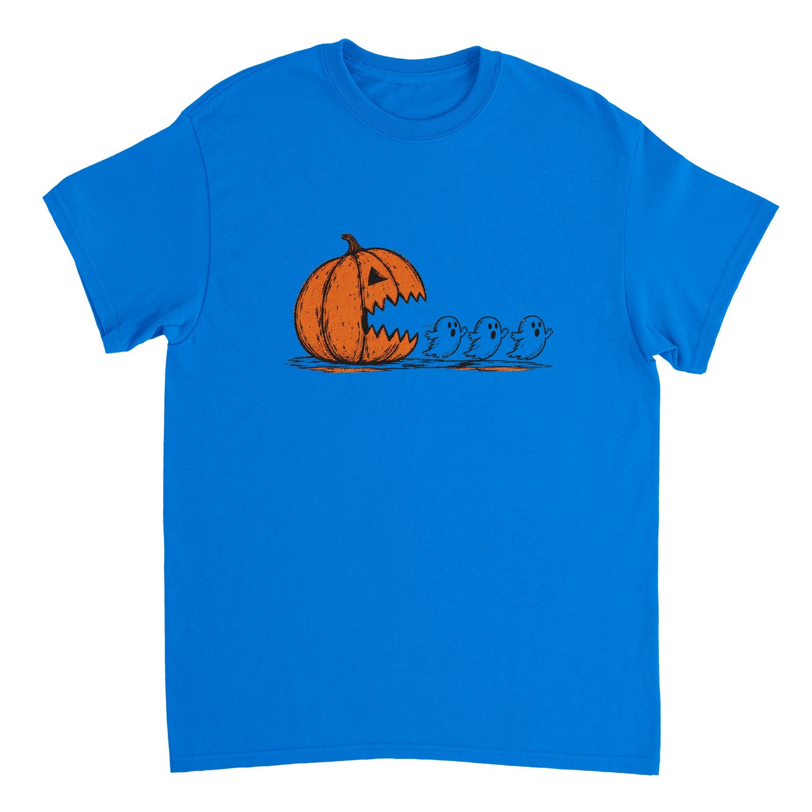 Pumpkin Chasing Ghosts Halloween T-Shirt – Retro Gamer Spooky Tee 10 6d783d64-964f-44ee-9dfd-a54c4bc6d83d