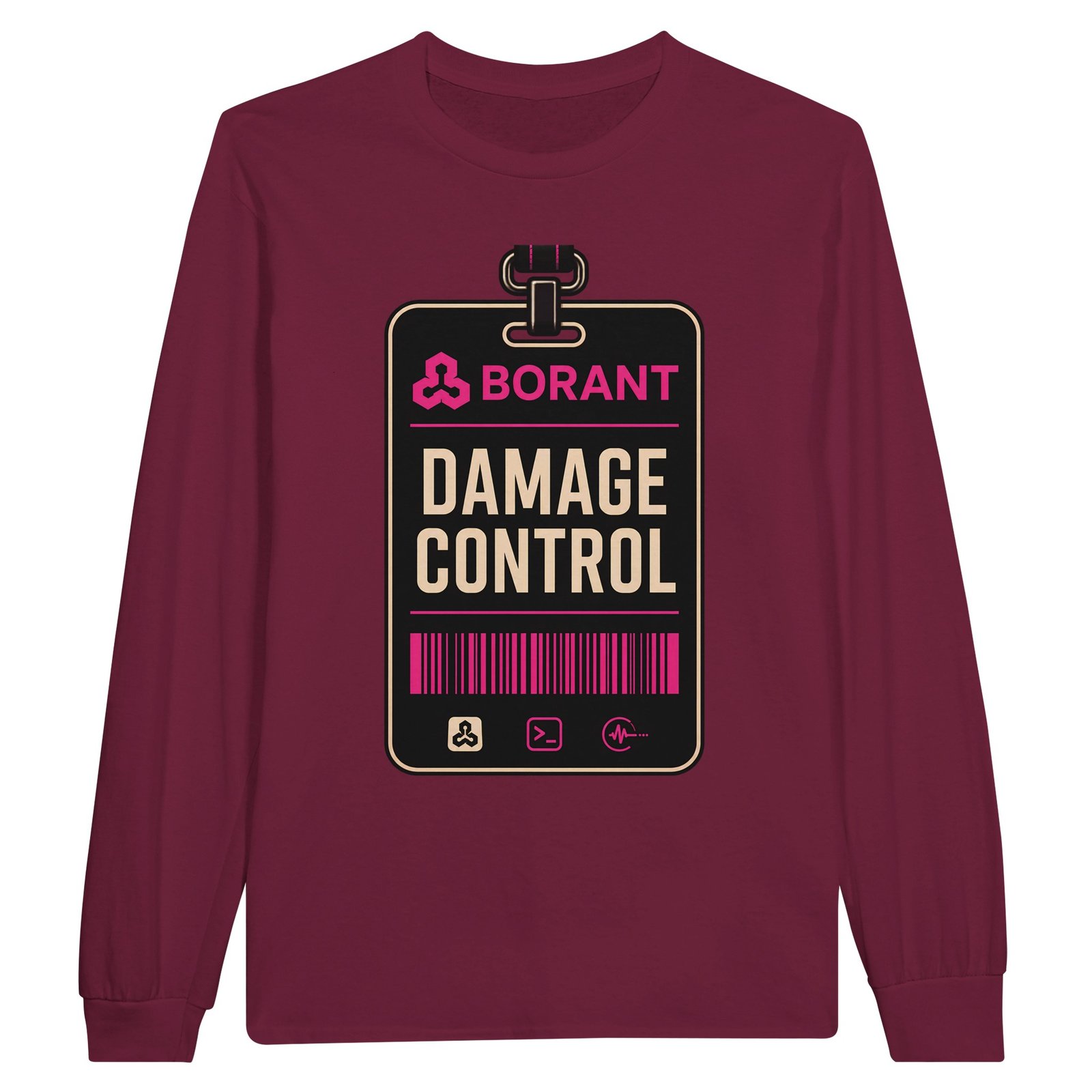 Damage Control Longsleeve – Dungeon Crawler Carl Badge Tee 6 6f68aa33-cf8d-47f0-9d26-8b478a53aba9