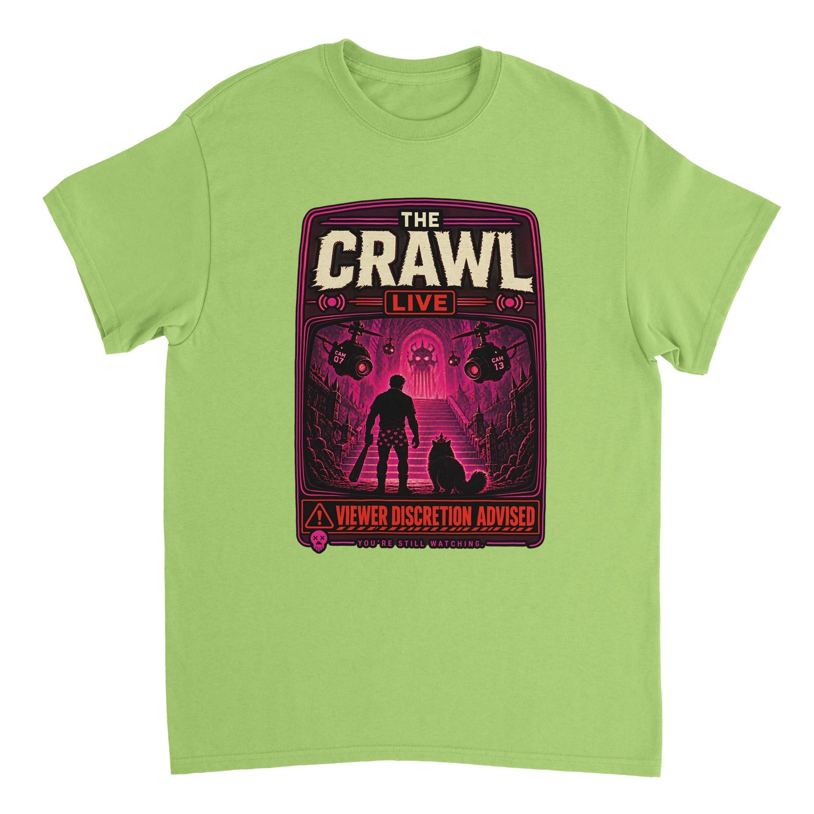 The Crawl Live T-Shirt – Dungeon Crawler Carl Poster Fan Tee 8 772d43b5-1a44-4a4e-bcad-3349479e83a5