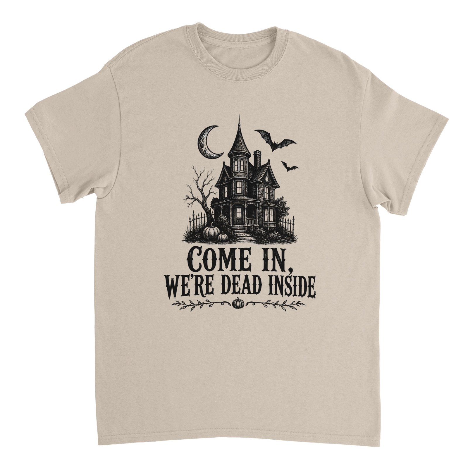 Come In We're Dead Inside T-Shirt – Haunted House Graphic Tee 9 7d9617d7-fa92-42af-a567-b9653edf8f4b
