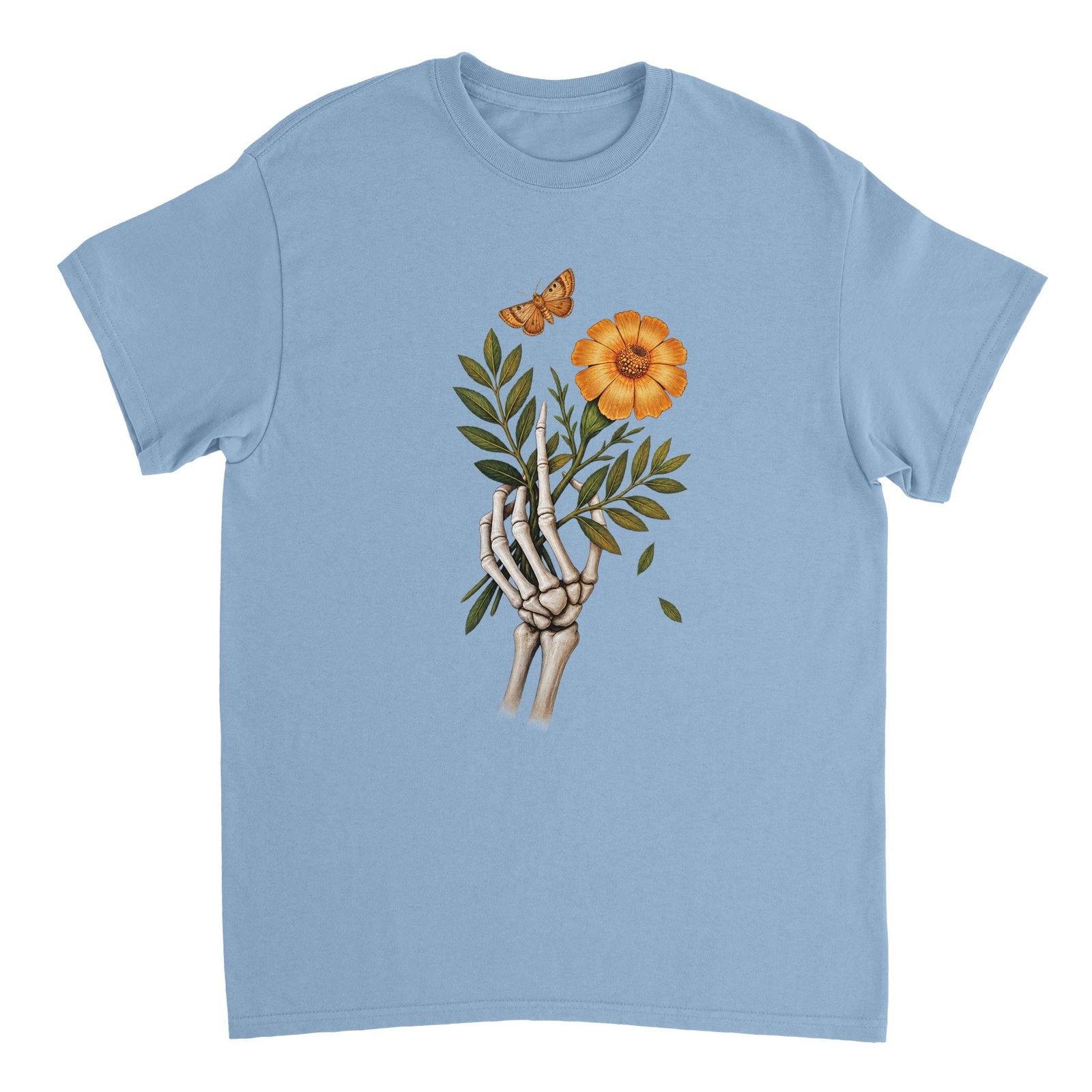 Skeleton Hand Flower T-Shirt – Gothic Floral Halloween Tee 6 81cbe9b2-dd1f-46b0-927e-446aa5cdc4bf