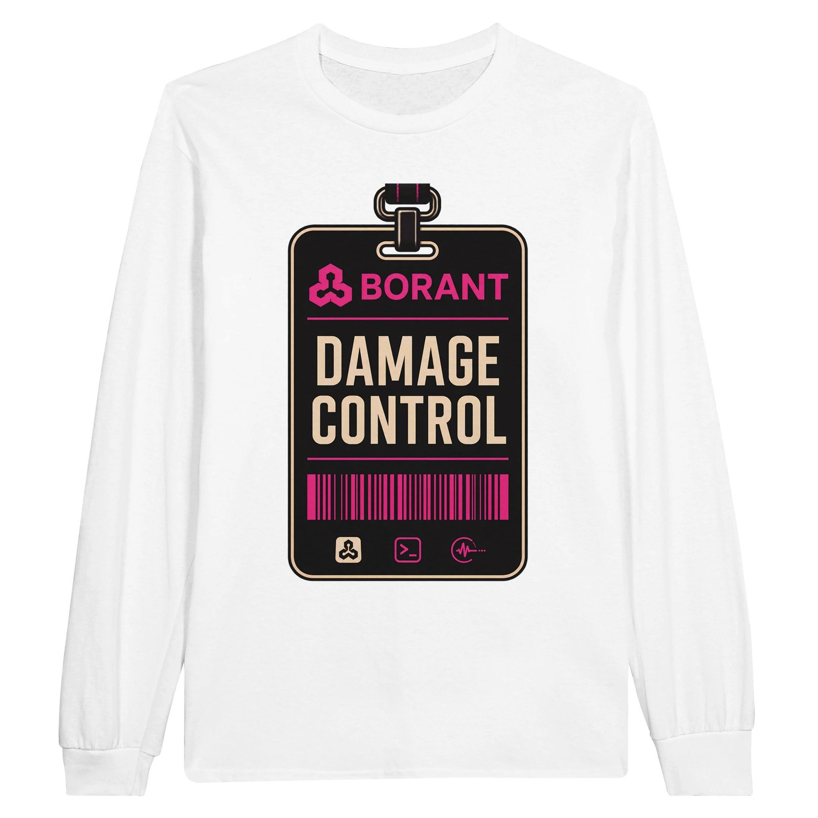 Damage Control Longsleeve – Dungeon Crawler Carl Badge Tee 13 909410d6-2d77-481d-a77d-04c46439b043
