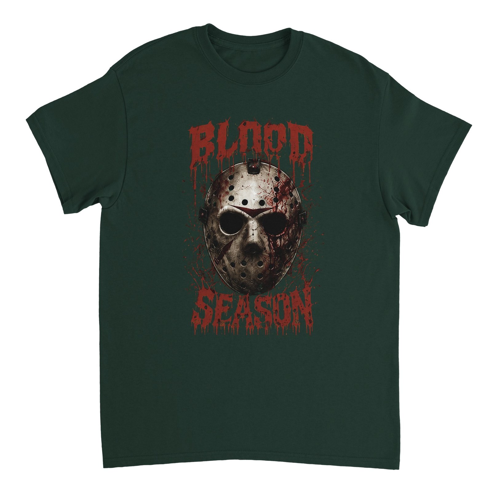 Blood Season Halloween T-Shirt – Bloody Slasher Mask Horror Graphic Tee 11 9e72d3e0-8538-4149-8dc3-d8c7d747f950