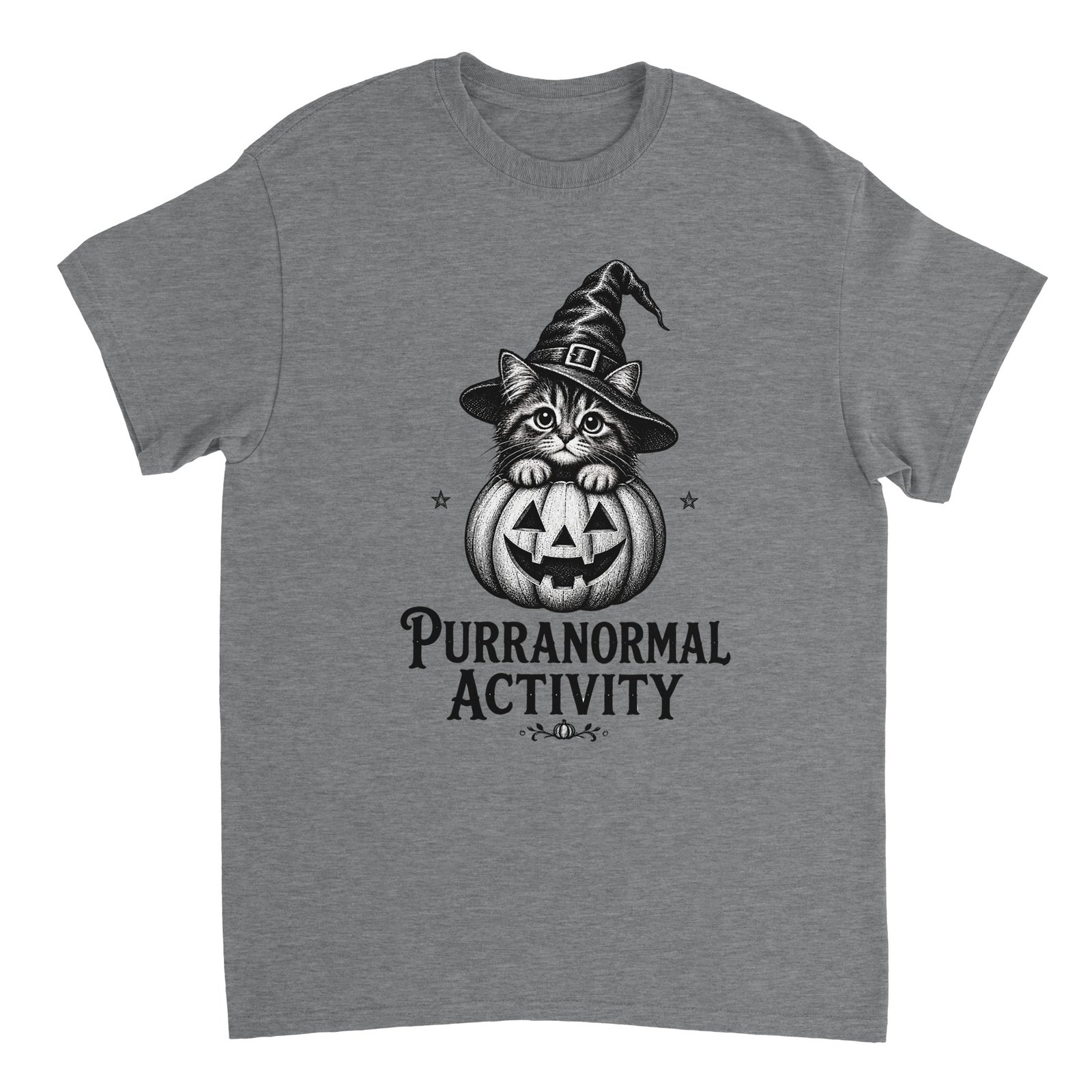 Purranormal Activity T-Shirt – Witch Cat Halloween Graphic Tee 14 9f737047-5eea-46de-88c7-073b659bccd5