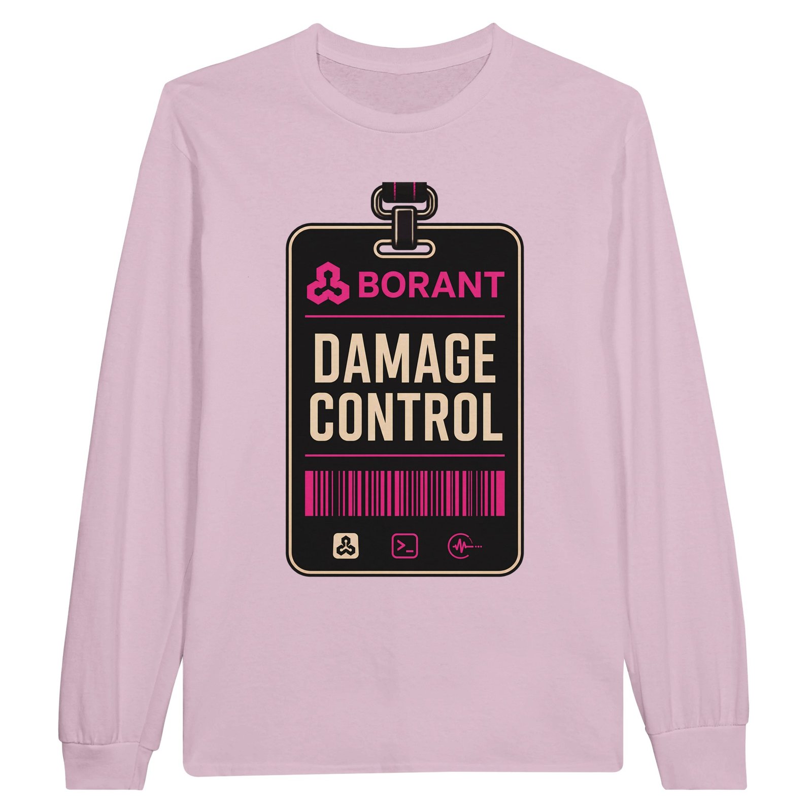 Damage Control Longsleeve – Dungeon Crawler Carl Badge Tee 11 a5e4c7d9-6f8f-4bda-90eb-e9ad476aad5f